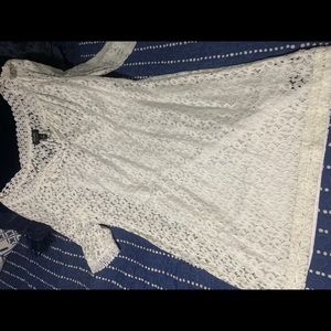 White lace Nicole brand spring/summer dress